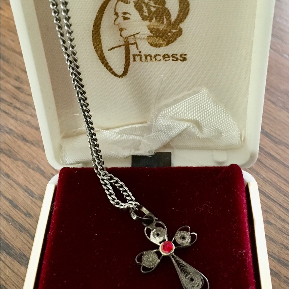 Vintage Filigree Cross.